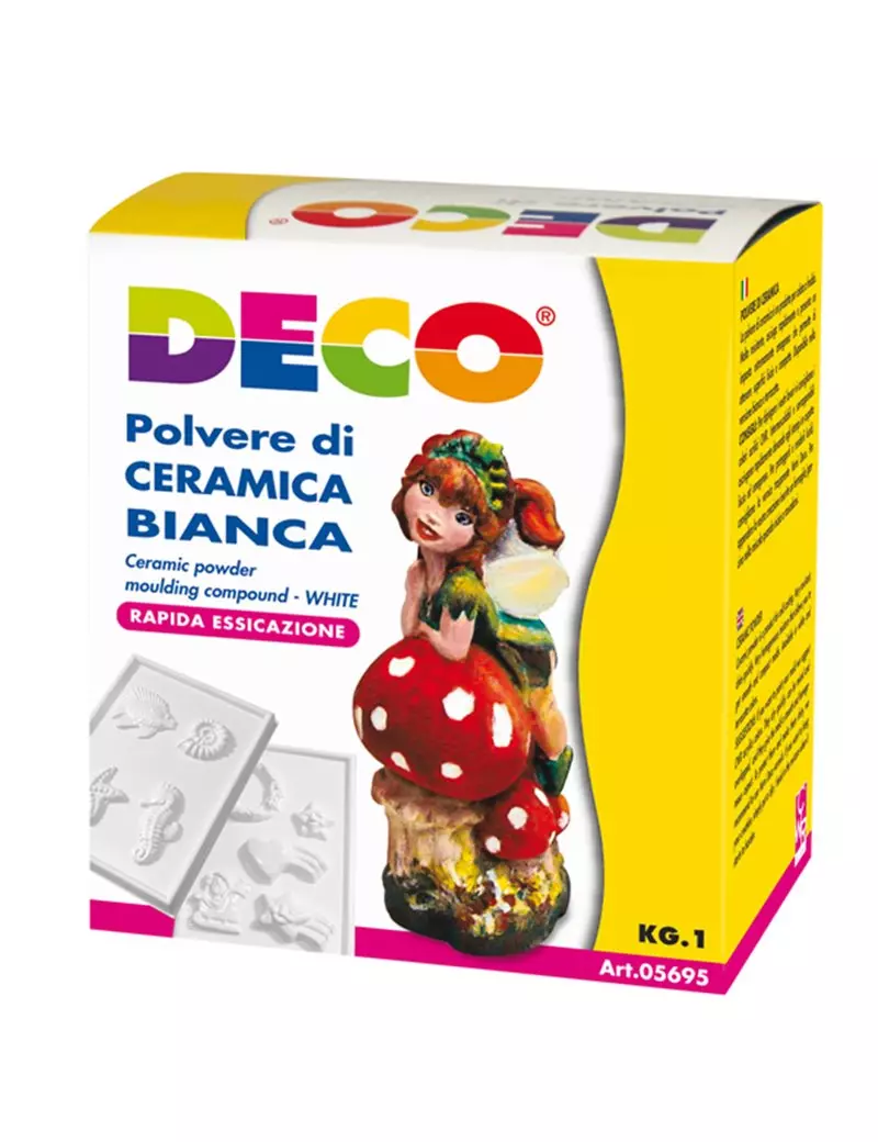 Polvere di Ceramica Deco CWR - 05695 (Bianco 1 kg)