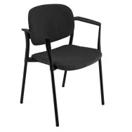 Poltroncina Visitatore Step Unisit - Tessuto - SPNSBR-N (Nero)