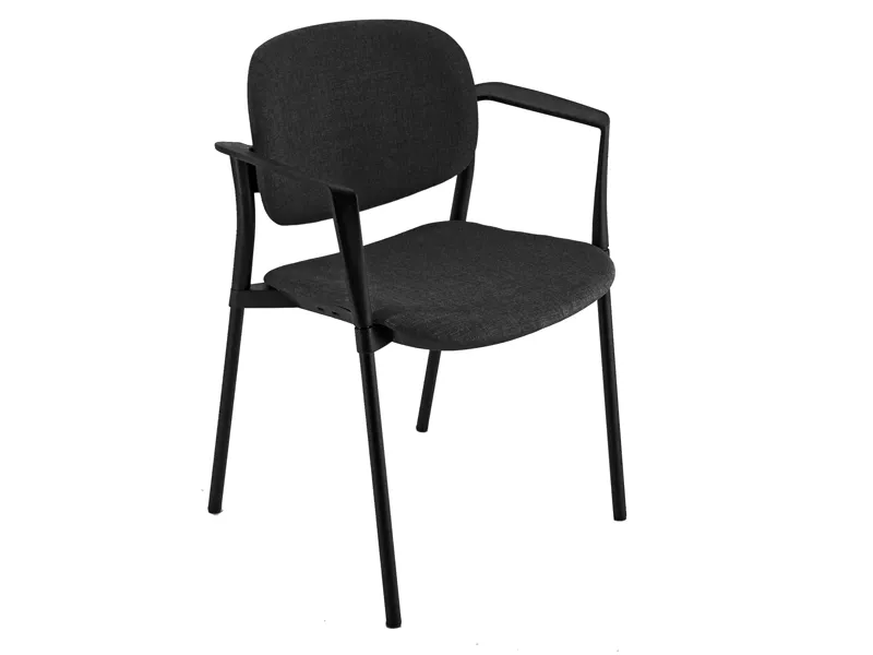 Poltroncina Visitatore Step Unisit - Tessuto - SPNSBR-N (Nero)