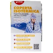 Coperta Isotermica PVS - 210x160 cm - COP216 (Argento e Oro)
