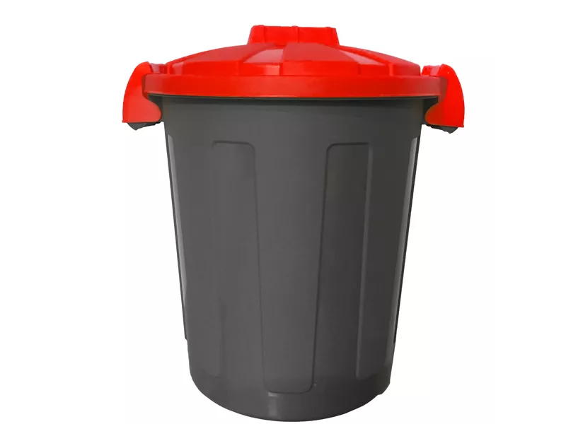 Bidone Portarifiuti Dusty Mobil Plastic - 25 Litri - 105/25-ROB (Nero e Rosso) Bidone Portarifiuti Dusty Mobil Plastic - 25 Litri - 105/25-ROB (Nero e Rosso)