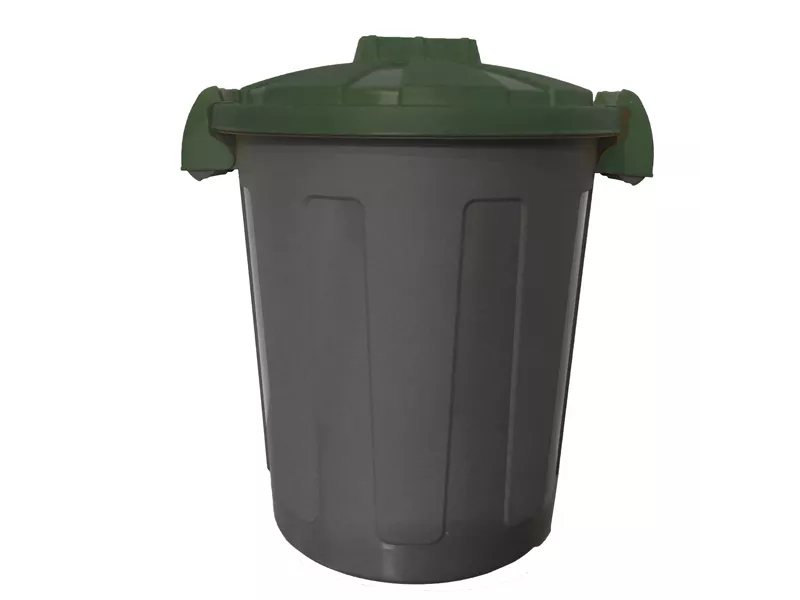 Bidone Portarifiuti Dusty Mobil Plastic - 25 Litri - 105/25-VES (Nero e Verde) Bidone Portarifiuti Dusty Mobil Plastic - 25 Litri - 105/25-VES (Nero e Verde)