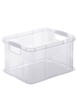 Contenitore Compact Rotho - 39x29x21,5 cm - 17,5 Litri - F600156 (Trasparente)