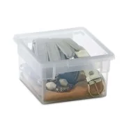Contenitore Multiuso Light Box S/2 Terry Store Age - 17,8x20,4x10 cm - 2,5 Litri - 1001970 (Trasparente)