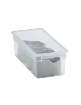 Contenitore Multiuso Light Box S Terry Store Age - 17,8x39,6x13,2 cm - 7 Litri - 1001378 (Trasparente)
