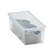 Contenitore Multiuso Light Box S Terry Store Age - 17,8x39,6x13,2 cm - 7 Litri - 1001378 (Trasparente)