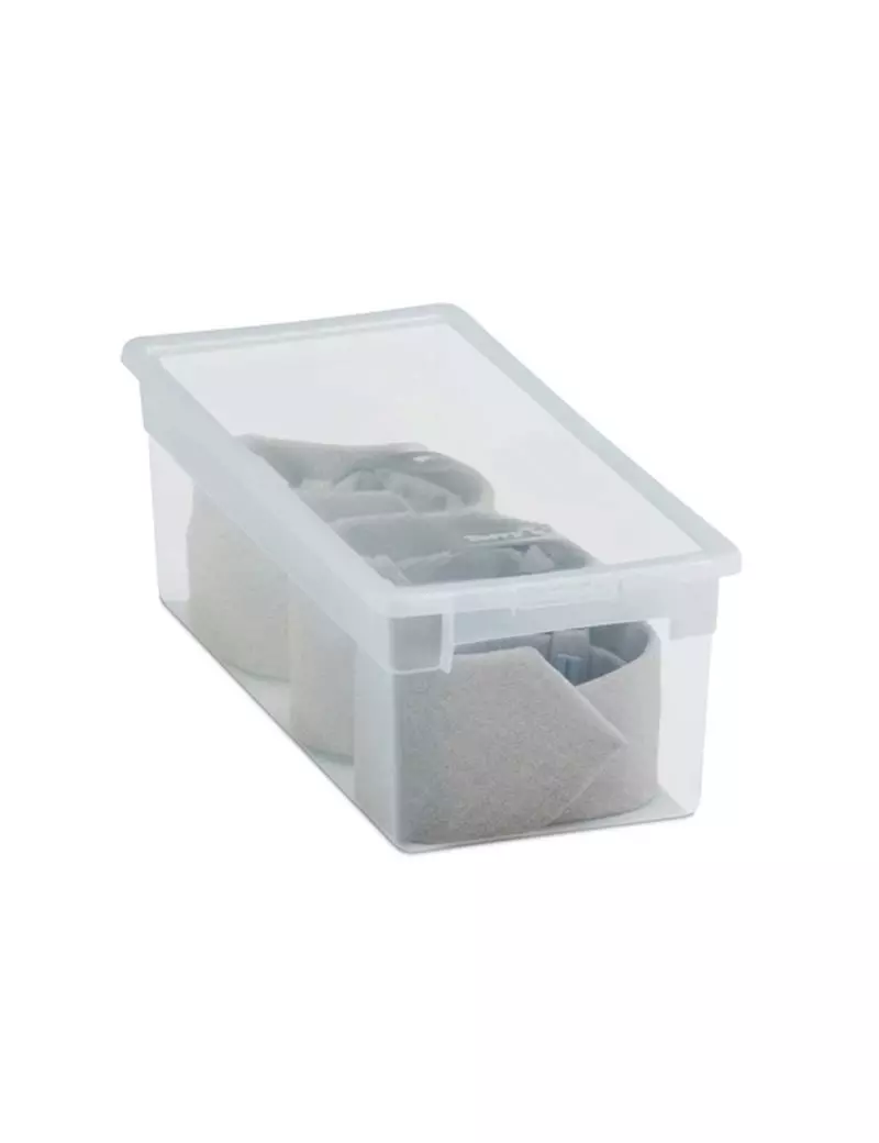Contenitore Multiuso Light Box S Terry Store Age - 17,8x39,6x13,2 cm - 7 Litri - 1001378 (Trasparente) Contenitore Multiuso Light Box S Terry Store Age - 17,8x39,6x13,2 cm - 7 Litri - 1001378 (Trasparente)