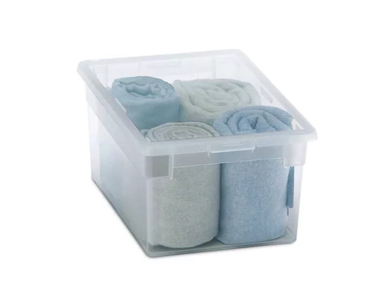 Contenitore Multiuso Light Box M/2 Terry Store Age - 19,5x28x13,2 cm - 6 Litri - 1001969 (Trasparente) Contenitore Multiuso Light Box M/2 Terry Store Age - 19,5x28x13,2 cm - 6 Litri - 1001969 (Trasparente)