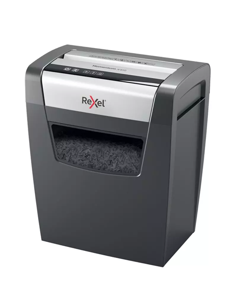 Distruggidocumenti a Frammenti Momentum X410 Rexel - 4x28 mm - 2104571EU (Nero) Distruggidocumenti a Frammenti Momentum X410 Rexel - 4x28 mm - 2104571EU (Nero)