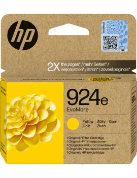 Cartuccia Originale HP 4K0U9NE 924e (Giallo 800 pagine)