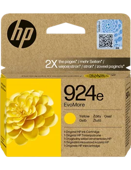 Cartuccia Originale HP 4K0U9NE 924e (Giallo 800 pagine)