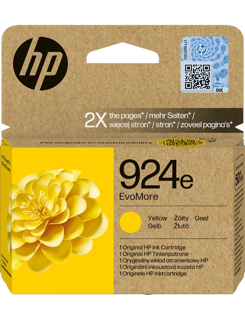 Cartuccia Originale HP 4K0U9NE 924e (Giallo 800 pagine) Cartuccia Originale HP 4K0U9NE 924e (Giallo 800 pagine)