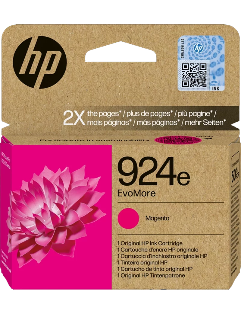 Cartuccia Originale HP 4K0U8NE 924e (Magenta 800 pagine)