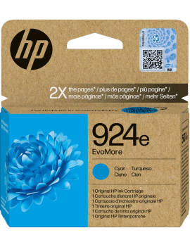 Cartuccia Originale HP 4K0U7NE 924e (Ciano 800 pagine)