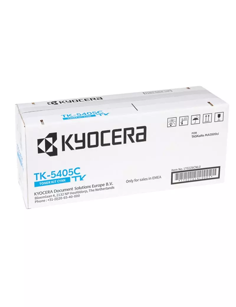 Toner Originale Kyocera TK-5405C 1T02Z6CNL0 (Ciano 10000 pagine) Toner Originale Kyocera TK-5405C 1T02Z6CNL0 (Ciano 10000 pagine)