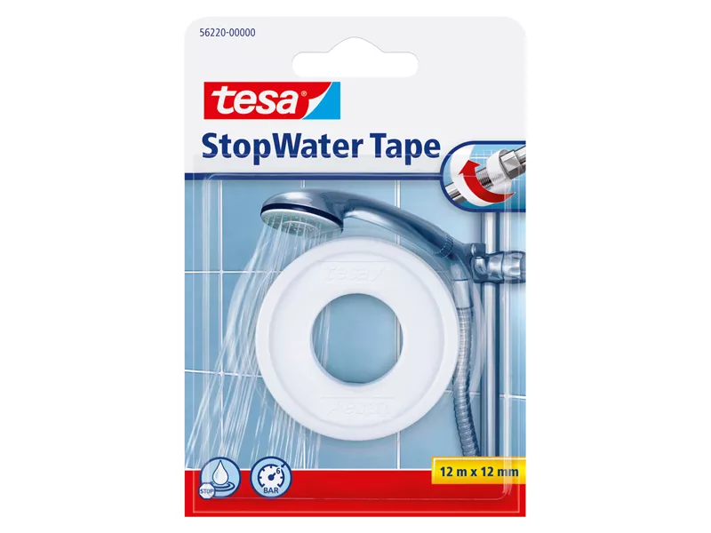 Nastro Adesivo StopWater Tesa - 12 mm x 12 m - 56220-00000-02 (Bianco)