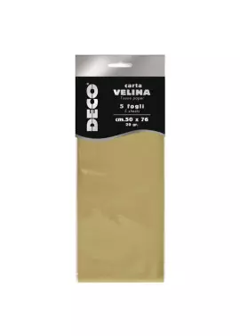 Carta Velina Deco CWR - 50x76 cm - 12295/02 (Oro Perlescente Conf. 5)