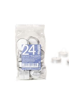 Tealight Scaldavivande Lumen - X540235 (Bianco Conf. 24)