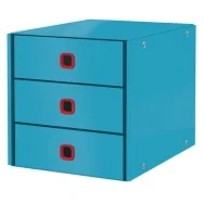 Cassettiera Click&Store Cosy Leitz - 3 Cassetti - 28,6x28,2x35,8 cm - 53680061 (Blu)