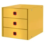 Cassettiera Click&Store Cosy Leitz - 3 Cassetti - 28,6x28,2x35,8 cm - 53680019 (Giallo)