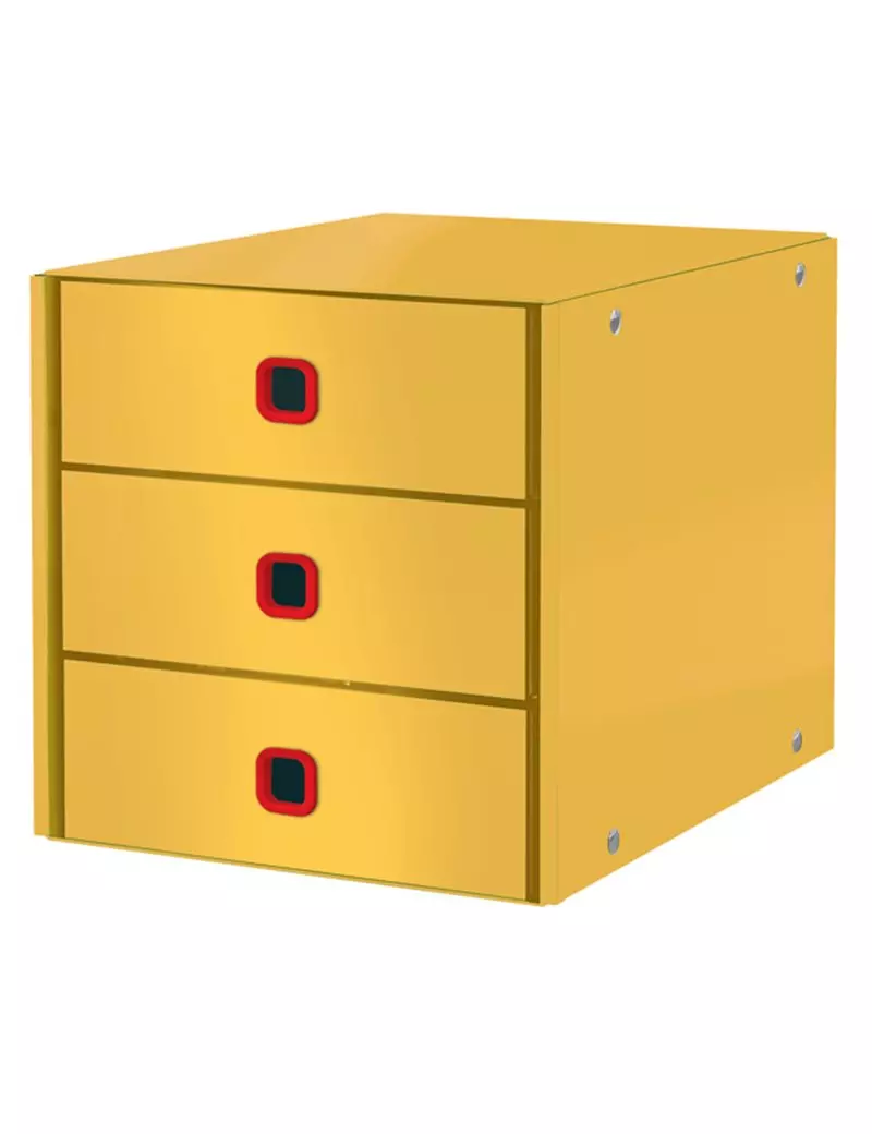 Cassettiera Click&Store Cosy Leitz - 3 Cassetti - 28,6x28,2x35,8 cm - 53680019 (Giallo)