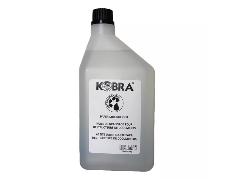 Olio Lubrificante per Distruggidocumenti Kobra - 51.086 (1 Litro)