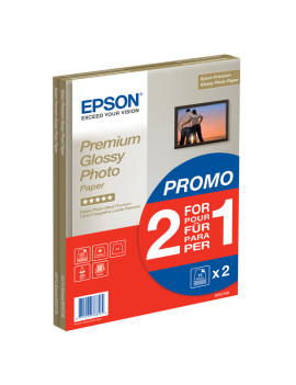 Carta Fotografica Premium Epson S042169 - A4 - 255 g - Lucida - C13S042169 (Conf. 30)