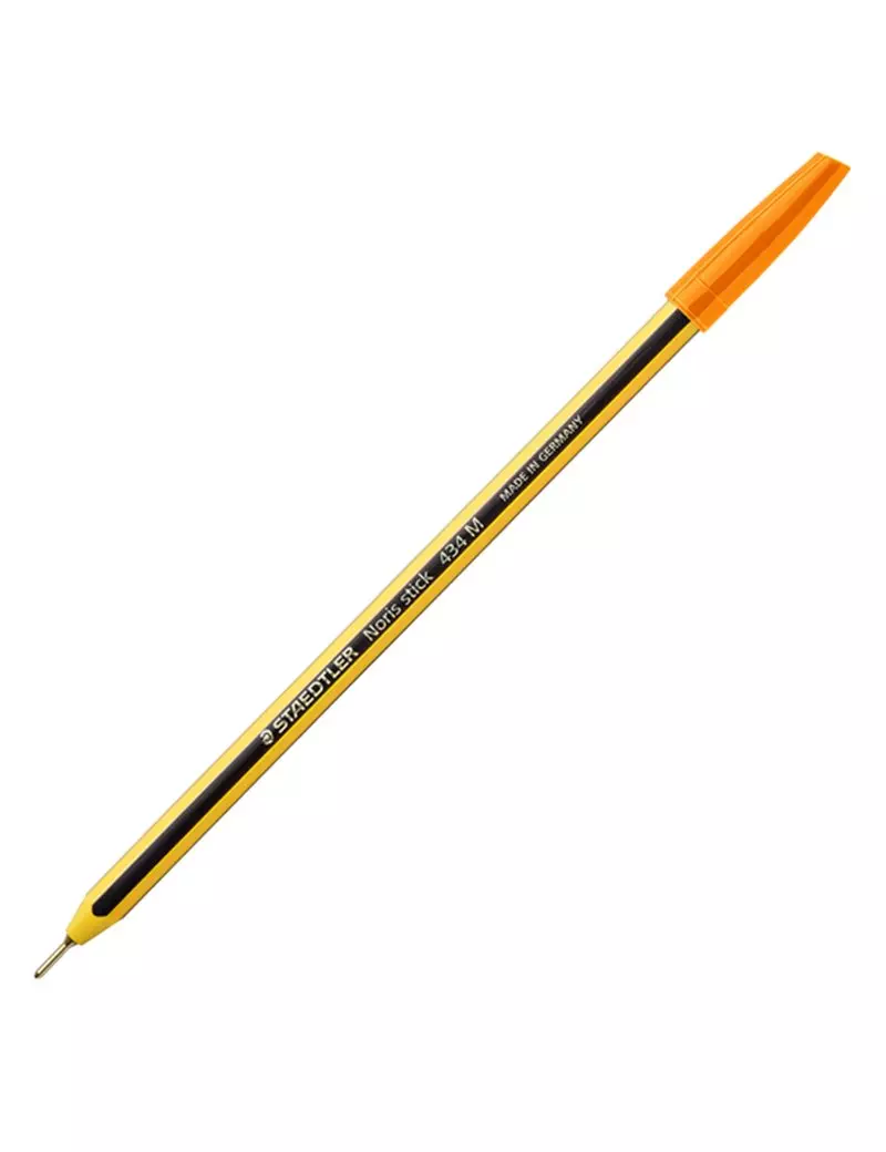 Penna a Sfera Noris Stick Staedtler - 1 mm - 434 04 (Arancione Conf. 10) Penna a Sfera Noris Stick Staedtler - 1 mm - 434 04 (Arancione Conf. 10)