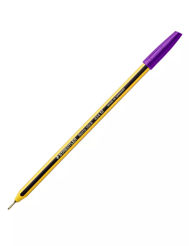 Penna a Sfera Noris Stick Staedtler - 1 mm - 434 06 (Violetto Conf. 10) Penna a Sfera Noris Stick Staedtler - 1 mm - 434 06 (Violetto Conf. 10)