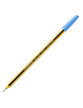 Penna a Sfera Noris Stick Staedtler - 1 mm - 434 30 (Azzurro Chiaro Conf. 10)