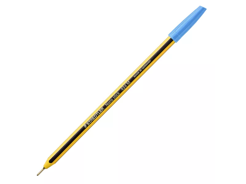 Penna a Sfera Noris Stick Staedtler - 1 mm - 434 30 (Azzurro Chiaro Conf. 10)