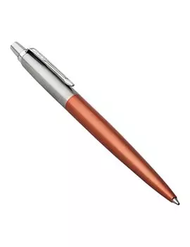 Penna a Sfera a Scatto Jotter Core Parker - Media - 1953189 (Blu Fusto Arancione)