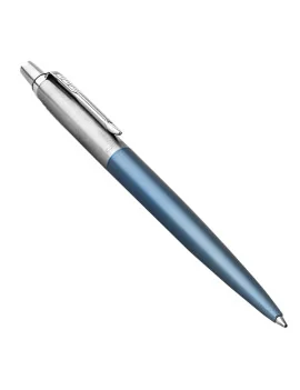 Penna a Sfera a Scatto Jotter Core Parker - Media - 1953191 (Blu Fusto Blu Ghiaccio)