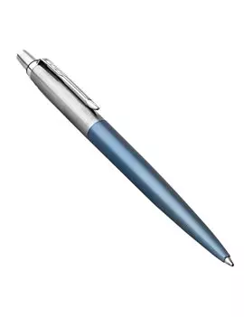 Penna a Sfera a Scatto Jotter Core Parker - Media - 1953191 (Blu Fusto Blu Ghiaccio)