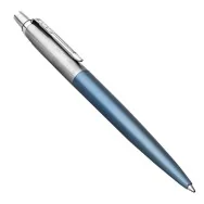 Penna a Sfera a Scatto Jotter Core Parker - Media - 1953191 (Blu Fusto Blu Ghiaccio)