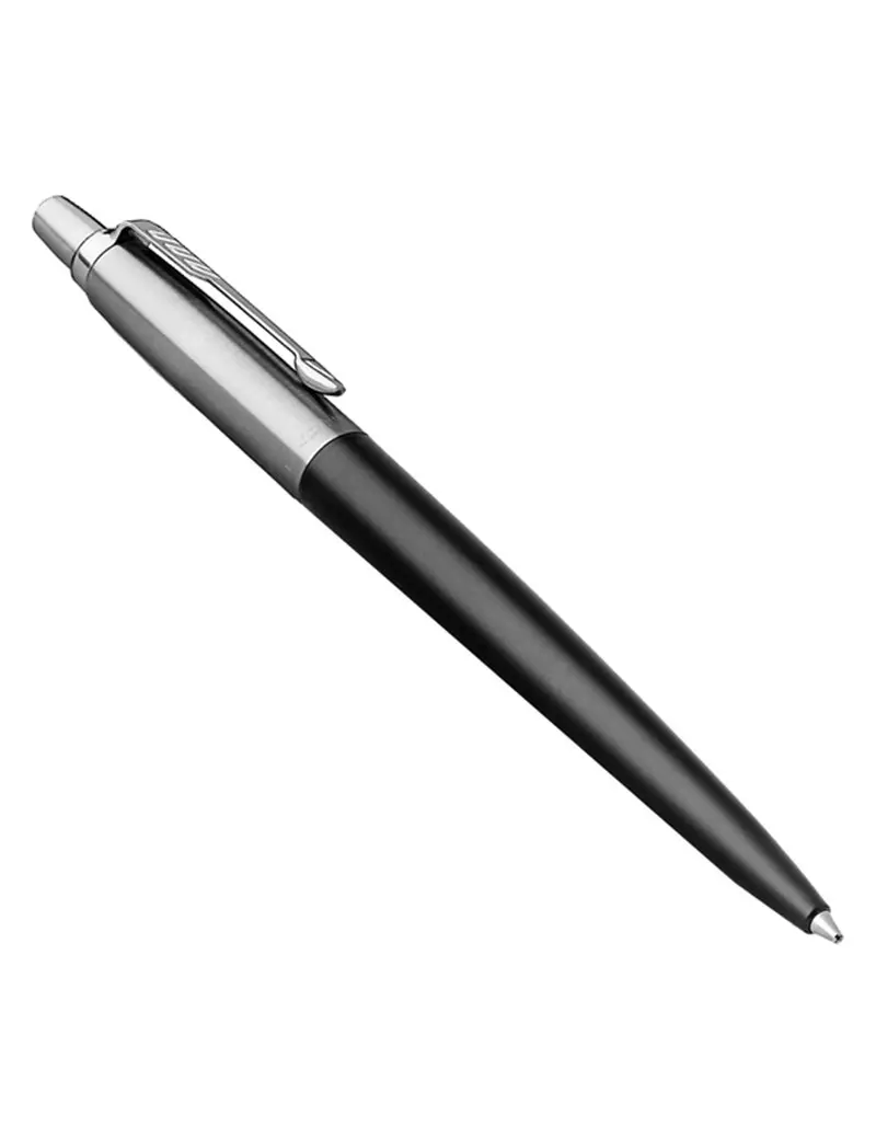 Penna a Sfera a Scatto Jotter Core Parker - Media - 1953184 (Blu Fusto Nero)