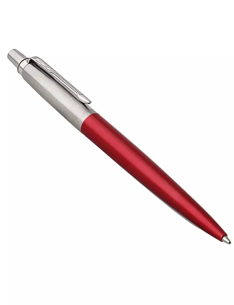 Penna a Sfera a Scatto Jotter Core Parker - Media - 1953187 (Blu Fusto Rosso)