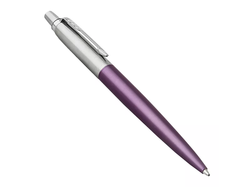 Penna a Sfera a Scatto Jotter Core Parker - Media - 1953190 (Blu Fusto Viola)