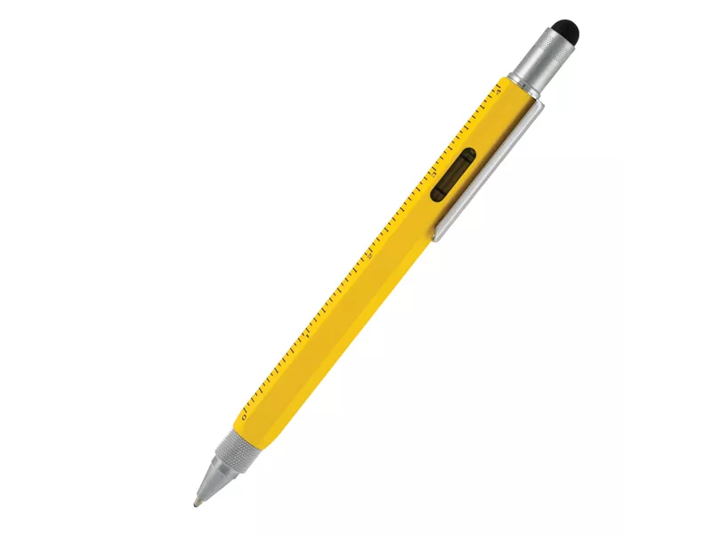 Penna a Sfera Multifunzione Tool Pen Monteverde - Punta Media - J035212 (Giallo)