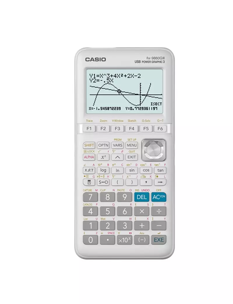 Calcolatrice Scientifica Grafica FX-9860GIII Casio - FX-9860GIII-W-ET (Grigio) Calcolatrice Scientifica Grafica FX-9860GIII Casio - FX-9860GIII-W-ET (Grigio)
