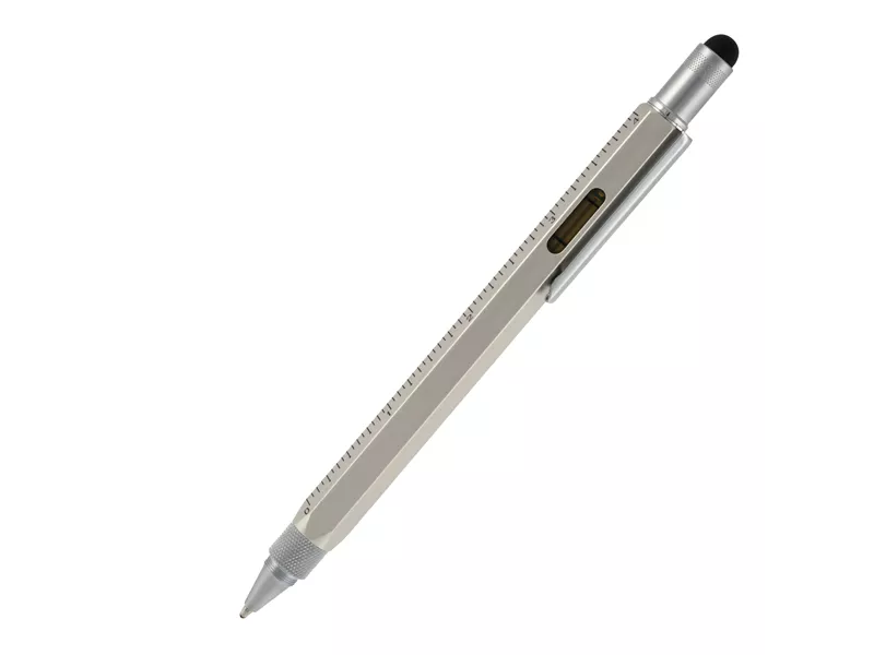 Portamine Multifunzione Tool Pen Monteverde - 0,9 mm - J035241 (Argento)