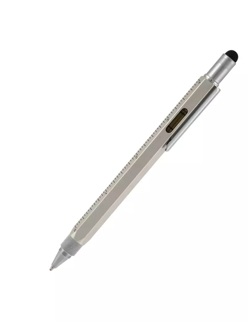 Portamine Multifunzione Tool Pen Monteverde - 0,9 mm - J035241 (Argento) Portamine Multifunzione Tool Pen Monteverde - 0,9 mm - J035241 (Argento)