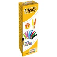 Penna a Sfera Cristal Multicolor Bic - Punta Large - 1,6 mm - 926381 (Assortiti Conf. 20)
