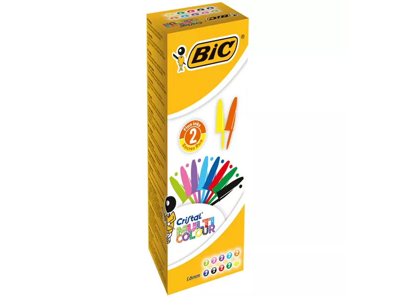 Penna a Sfera Cristal Multicolor Bic - Punta Large - 1,6 mm - 926381 (Assortiti Conf. 20) Penna a Sfera Cristal Multicolor Bic - Punta Large - 1,6 mm - 926381 (Assortiti Conf. 20)