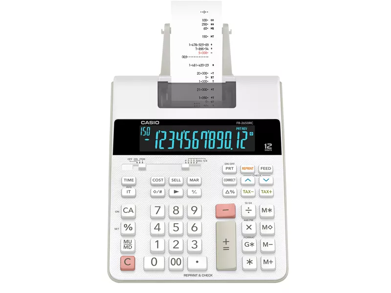 Calcolatrice Scrivente FR-2650RC Casio - FR-2650RC-W-EC (Bianco)
