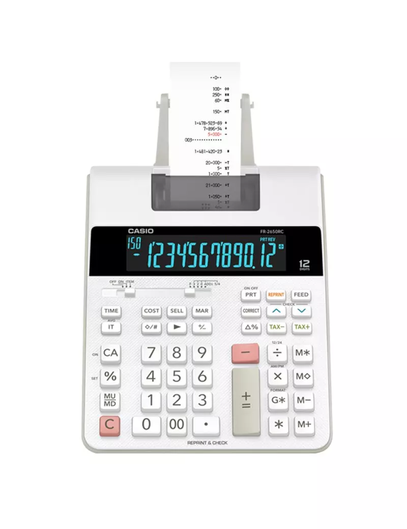 Calcolatrice Scrivente FR-2650RC Casio - FR-2650RC-W-EC (Bianco) Calcolatrice Scrivente FR-2650RC Casio - FR-2650RC-W-EC (Bianco)