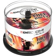 CD-R Emtec - Spindle - 700 MB - 52x - ECOC805052CB (Conf. 50)