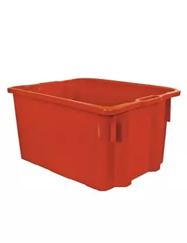 Contenitore Aragosta HDPE Mobil Plastic - 55x43x31 cm - 50 Litri - 131/50 (Arancio)