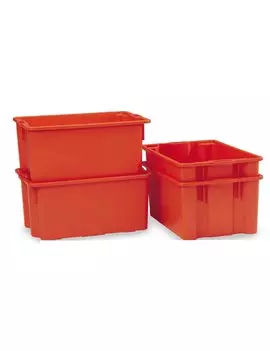 Contenitore Aragosta HDPE Mobil Plastic - 63x44x34 cm - 65 Litri - 131/65 (Arancio)