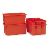 Contenitore Aragosta HDPE Mobil Plastic - 63x44x34 cm - 65 Litri - 131/65 (Arancio)